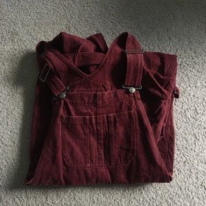 Vintage red overalls